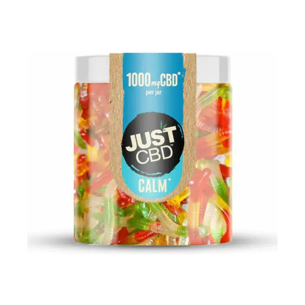 JustCBD Sugar Free Worms CBD gummies