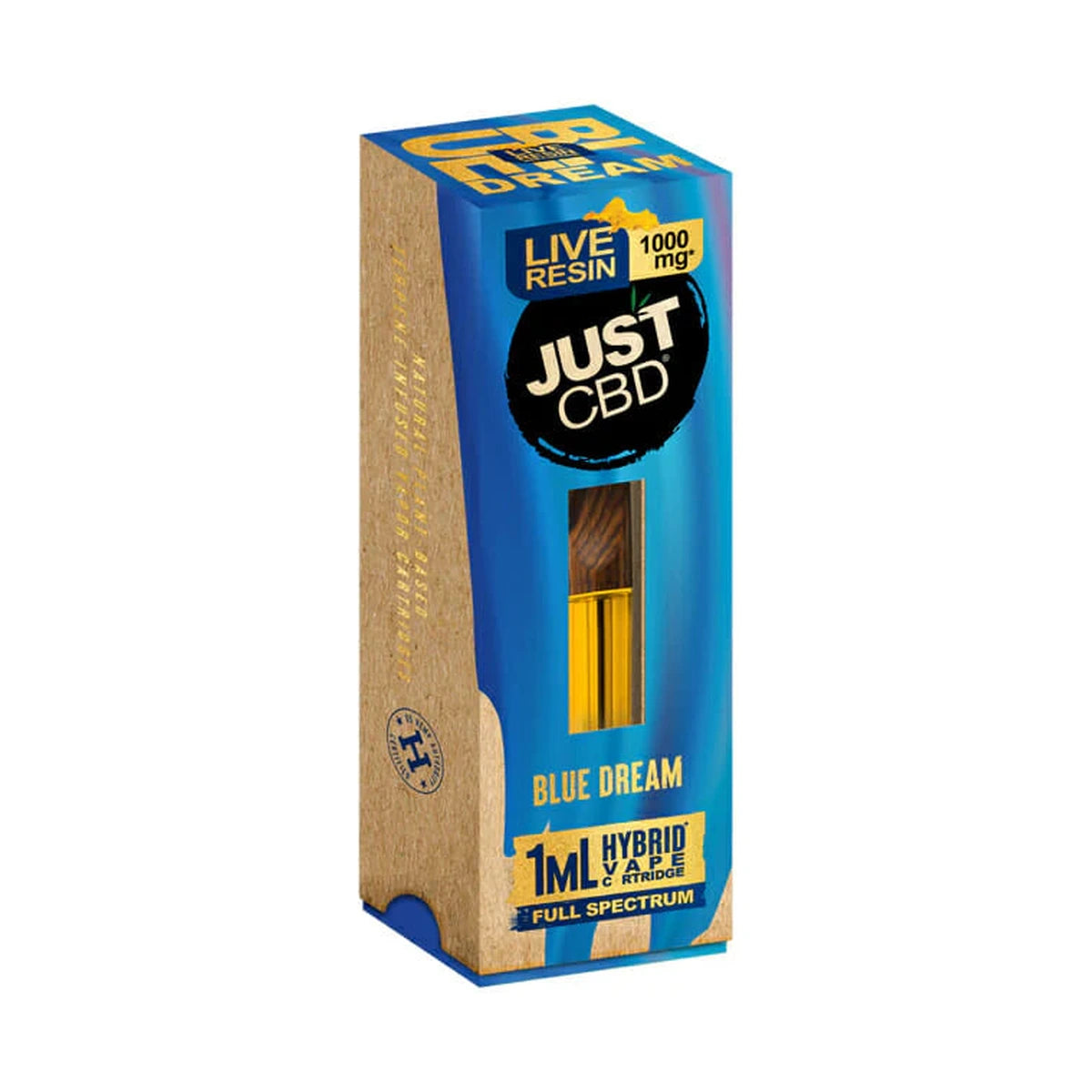 JustCBD 1000mg Live Resin CBD Vape Cartridges