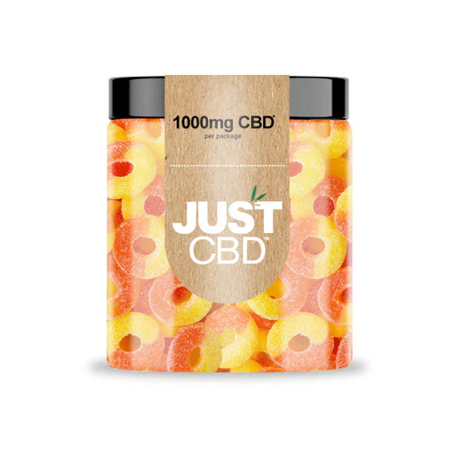 JustCBD Peach Rings CBD gummies