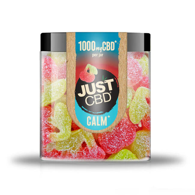 JustCBD Sour Cherries CBD gummies