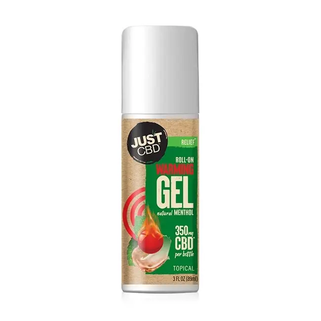 CBD Heat Roll-On Pain relief Cream - JustCBD